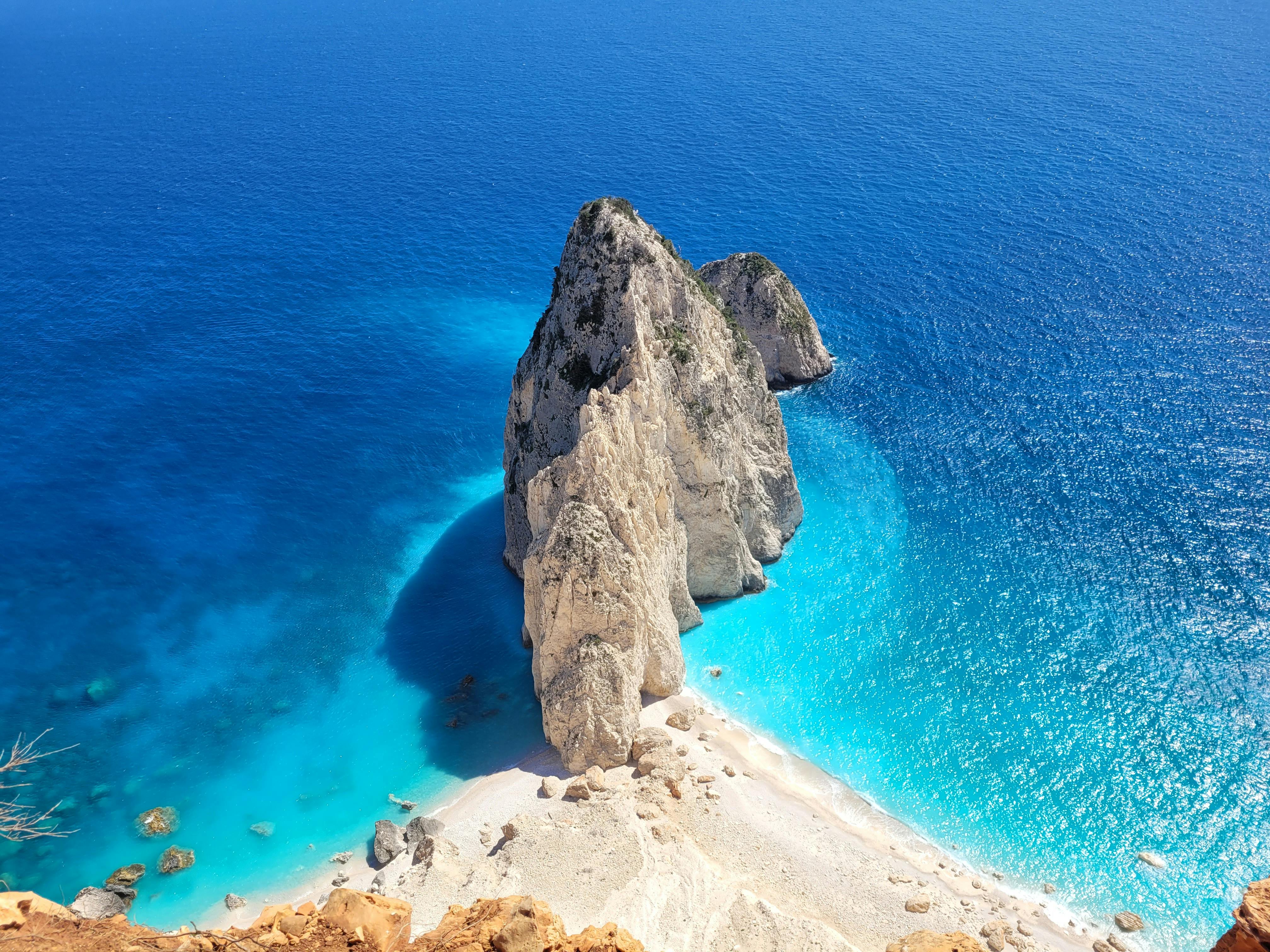 Ionian yacht charter sailing in emerald green waters